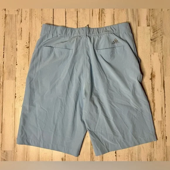Adidas Golf Shorts Mens 34 Blue Performance Flat Front Casual - Picture 8 of 10